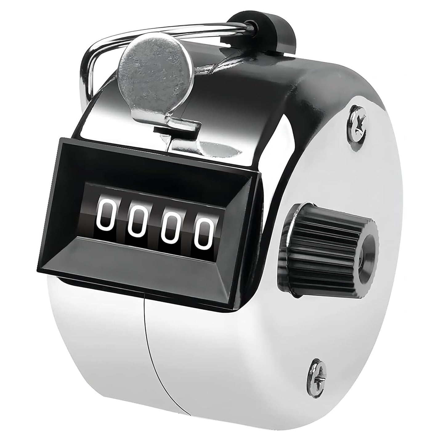GLUN® Tally Counter, 4-Digit Metal Hand Finger Counter
