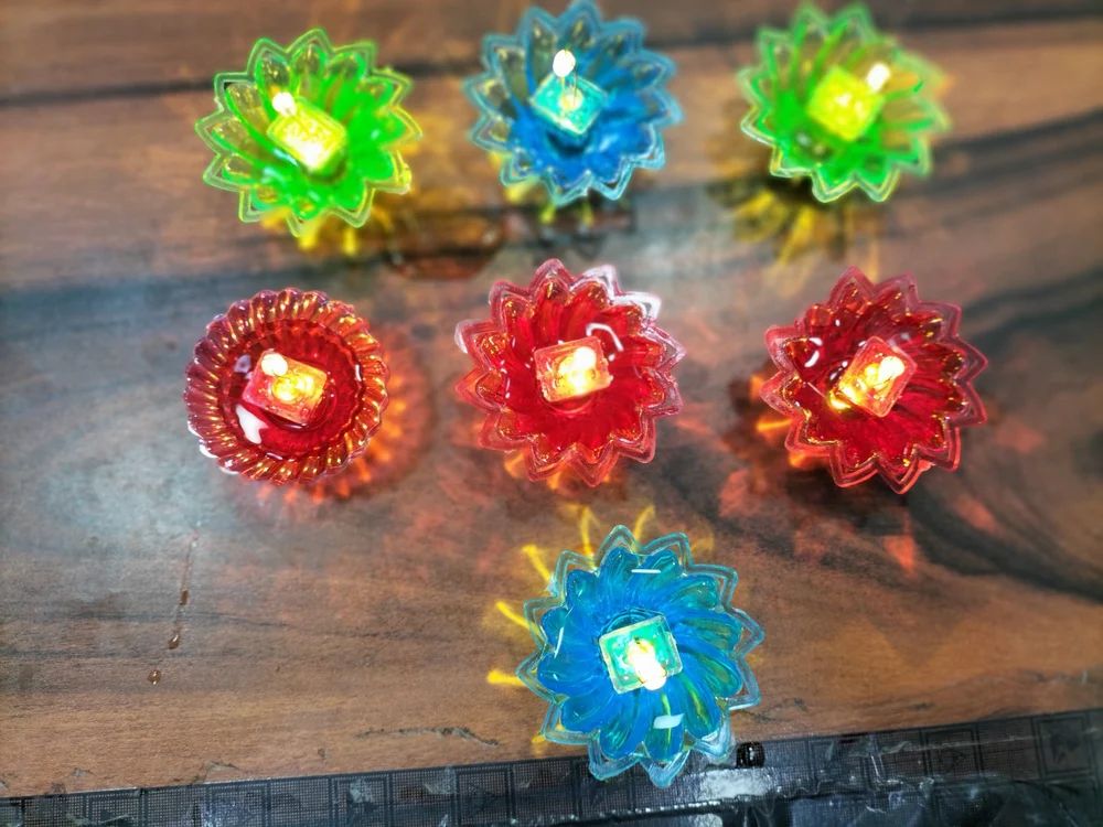 Plastic Water sensor diya crystal